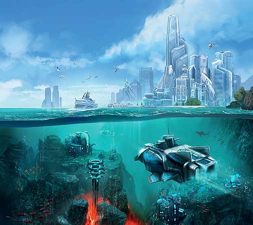 Anno 2070 - Deep Ocean Mobile Horizontal fond d'écran