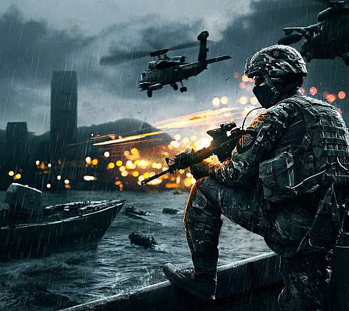 Battlefield 4 fan art Mobile Horizontal wallpaper or background