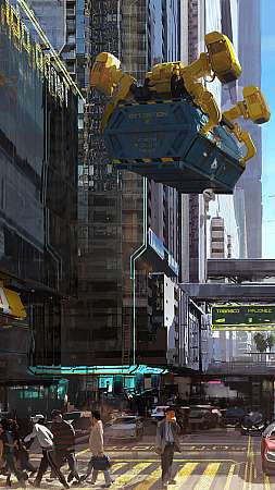 Cyberpunk 2077 Mobile Vertical fond d'écran