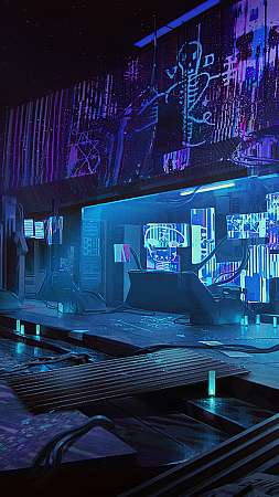 Cyberpunk 2077 Mobile Vertical fond d'écran