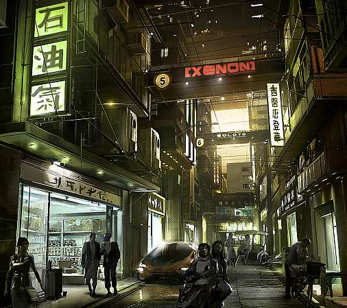 Deus Ex: Human Revolution Mobile Horizontal fond d'cran