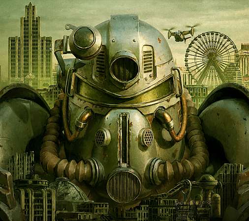 Fallout 76: Atlantic City Boardwalk Paradise Mobile Horizontal fond d'écran
