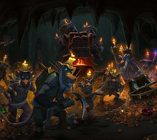 Hearthstone: Heroes of Warcraft - Kobolds & Catacombs Mobile Horizontal fond d'cran