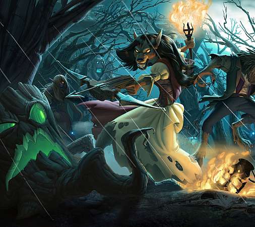 Hearthstone: Heroes of Warcraft - The Witchwood Mobile Horizontal fond d'cran