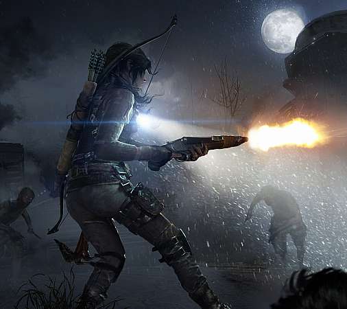 Rise of the Tomb Raider: Cold Darkness Awakened Mobile Horizontal fond d'cran