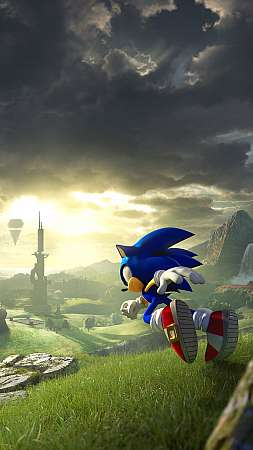 Sonic Frontiers Mobile Vertical fond d'écran