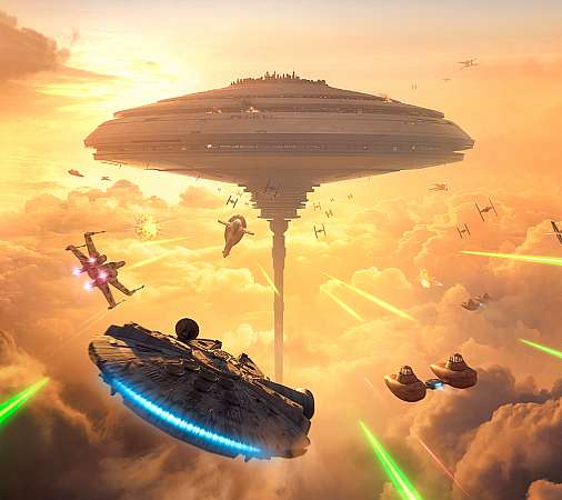 Star Wars - Battlefront: Bespin Mobile Horizontal fond d'écran