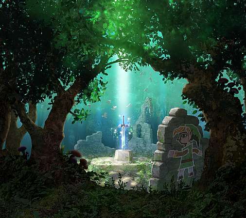The Legend of Zelda: A Link Between Worlds Mobile Horizontal fond d'cran