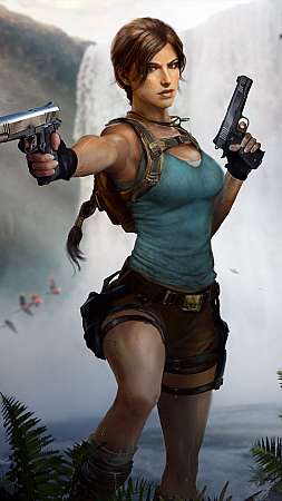Tomb Raider I-III Remastered Starring Lara Croft Mobile Vertical fond d'écran