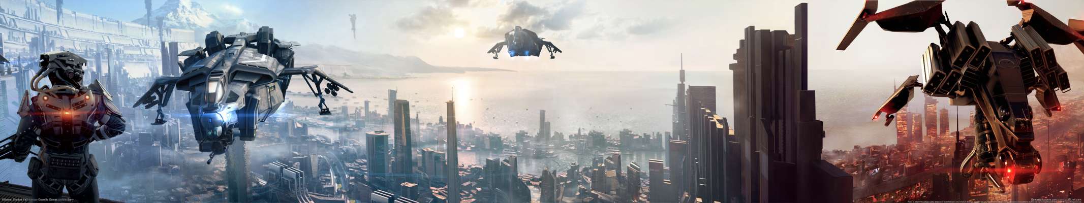 Killzone: Shadow Fall triple screen fond d'cran