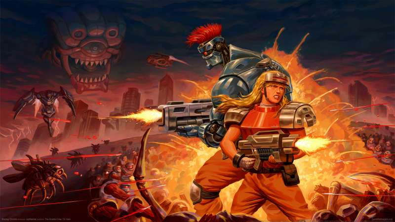 Blazing Chrome fond d'cran