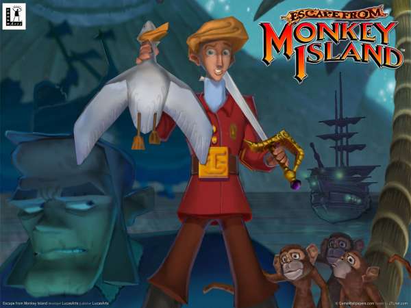 Escape from Monkey Island fond d'cran