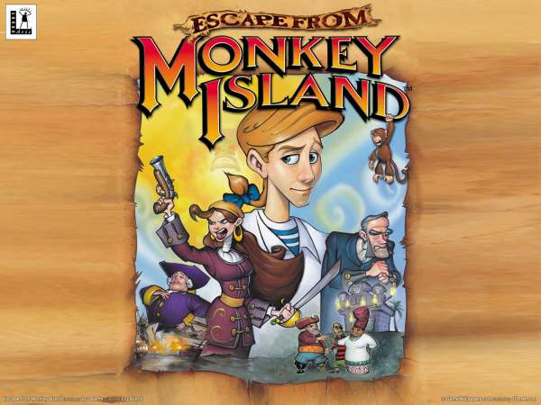 Escape from Monkey Island fond d'cran