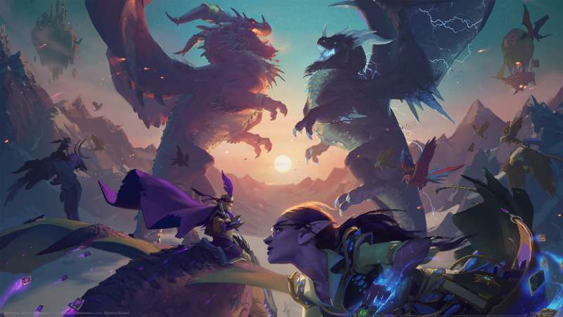 Hearthstone: Descent of Dragons fond d'cran