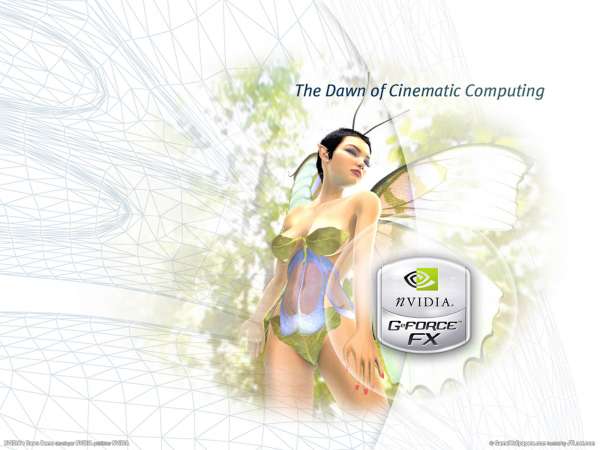 NVIDIA's Dawn Demo fond d'cran