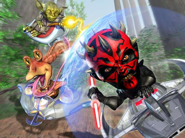 Star Wars: Super Bombad Racing fond d'cran