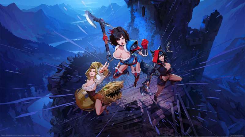 Swords & Slippers fond d'�cran