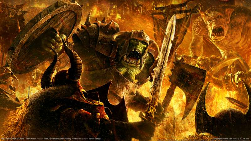 Warhammer: Mark of Chaos - Battle March fond d'cran