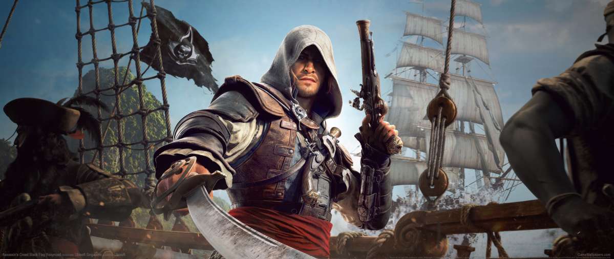 Assassin's Creed: Black Flag Resynced ultrawide fond d'�cran 01