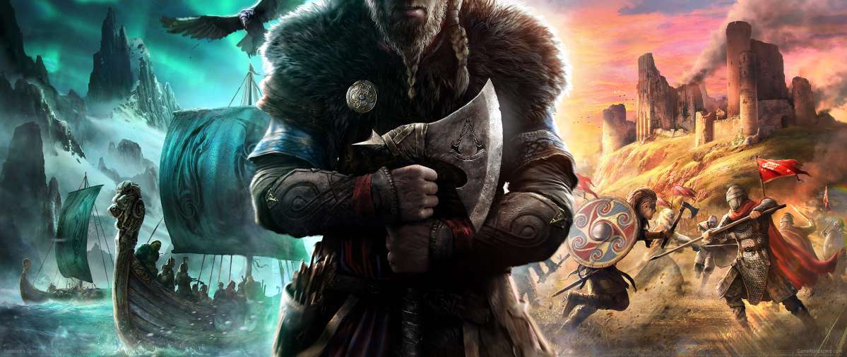 Assassin's Creed: Valhalla ultrawide fond d'cran 01