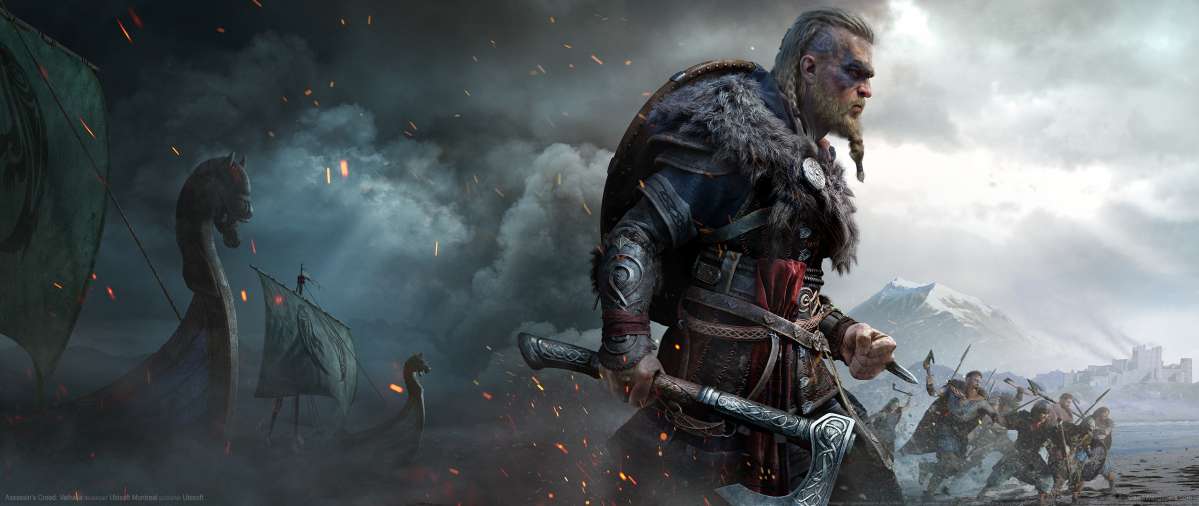 Assassin's Creed: Valhalla ultrawide fond d'cran 02
