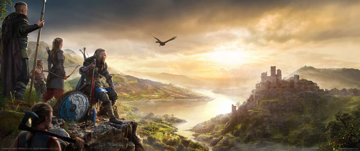 Assassin's Creed: Valhalla ultrawide fond d'cran 04
