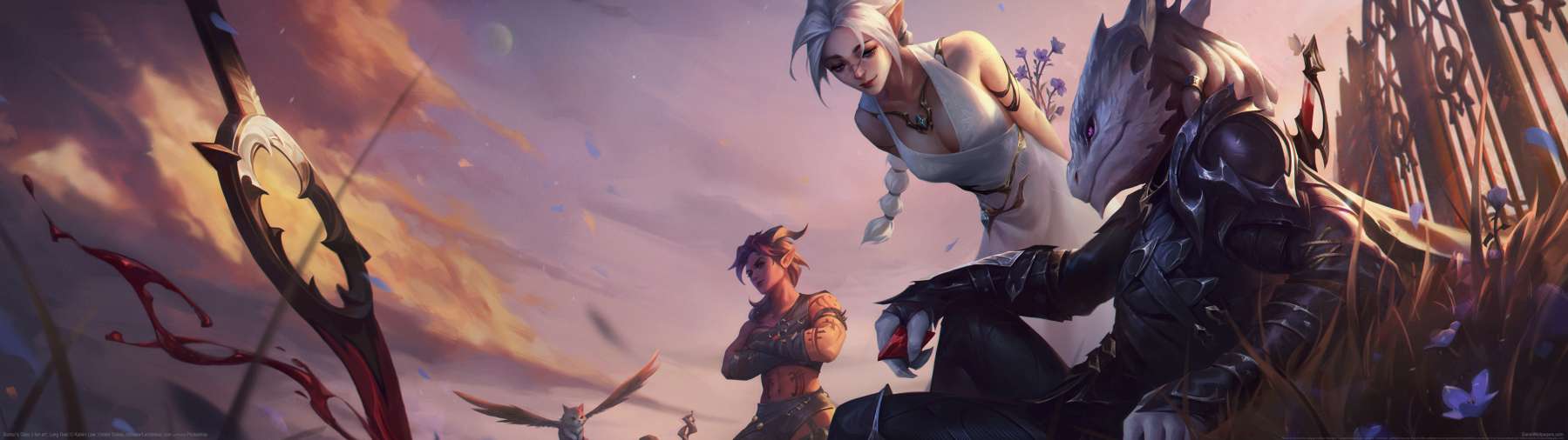 Baldur's Gate 3 fan art superwide fond d'�cran 01