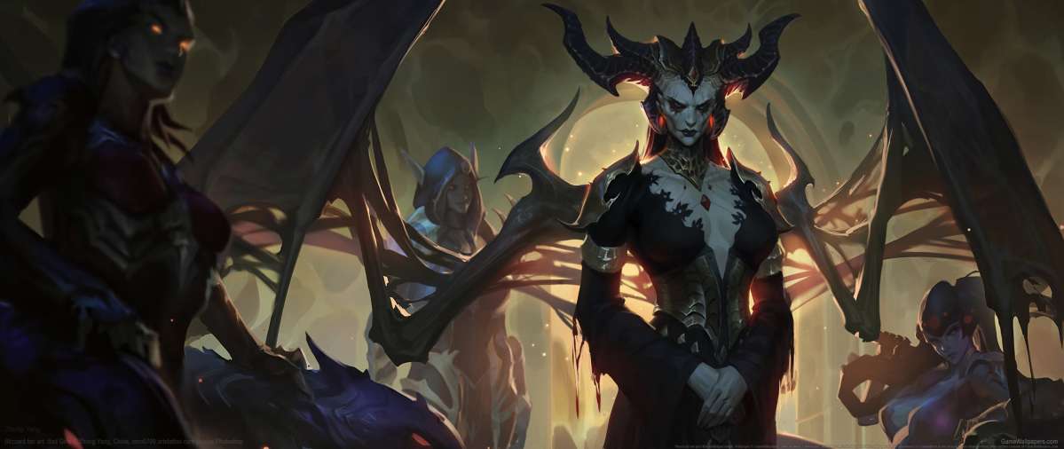 Blizzard fan art ultrawide fond d'cran 01