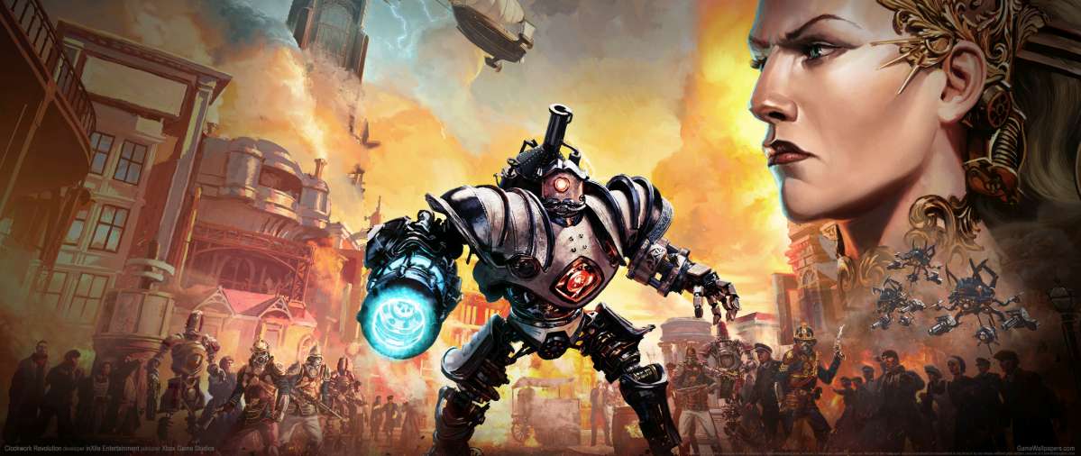 Clockwork Revolution ultrawide fond d'cran 01