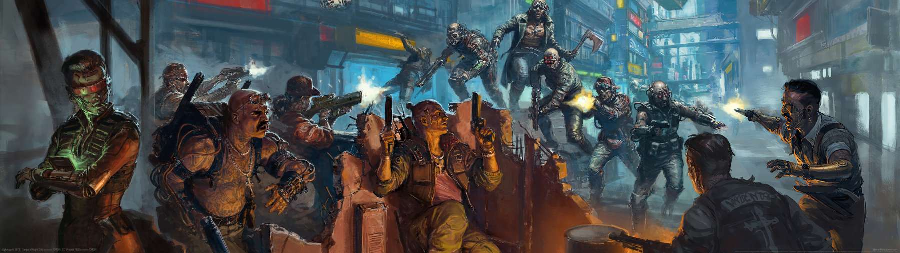 Cyberpunk 2077: Gangs of Night City fond d'cran