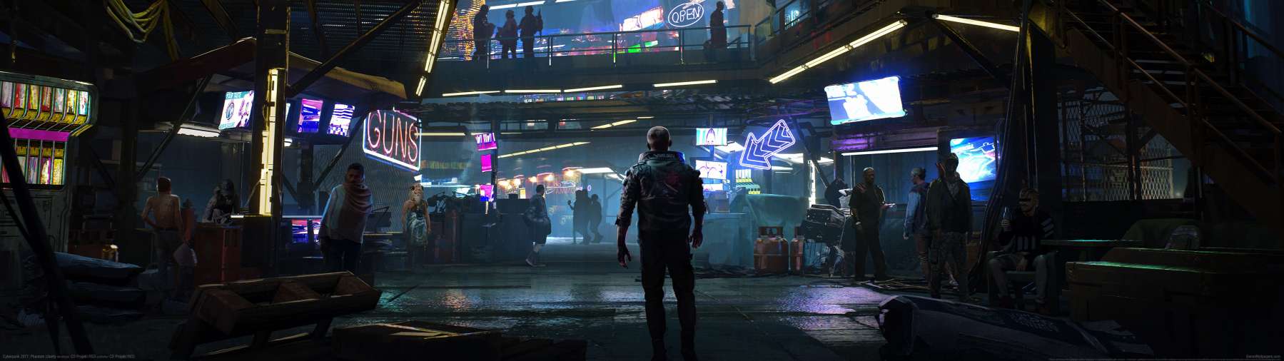 Cyberpunk 2077: Phantom Liberty superwide fond d'cran 04