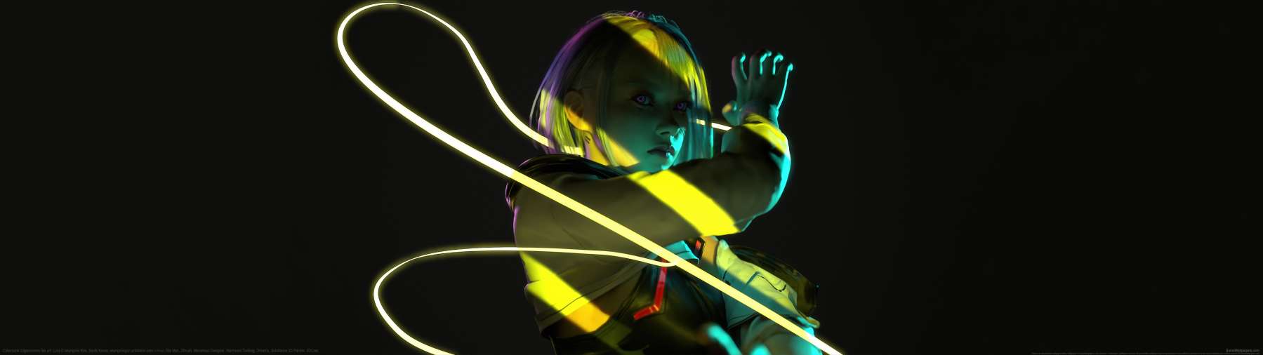 Cyberpunk: Edgerunners fan art superwide fond d'cran 03