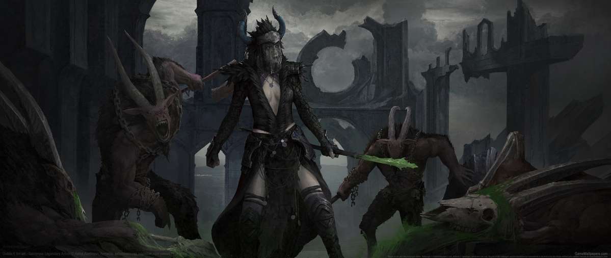 Diablo 4 fan art ultrawide fond d'cran 02