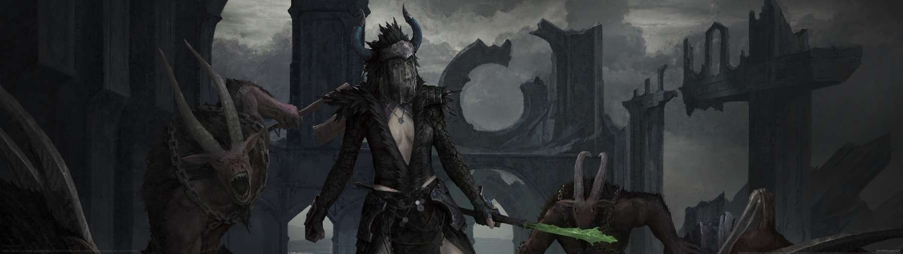 Diablo 4 fan art superwide fond d'cran 02