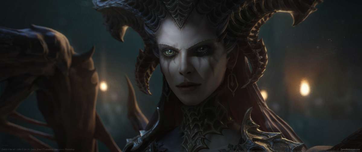 Diablo 4 fan art ultrawide fond d'cran 03