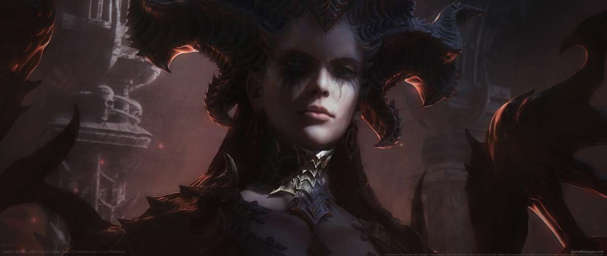 Diablo 4 fan art ultrawide fond d'cran 04