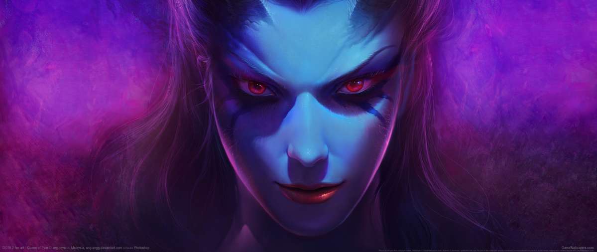 Dota 2 fan art ultrawide fond d'cran 01