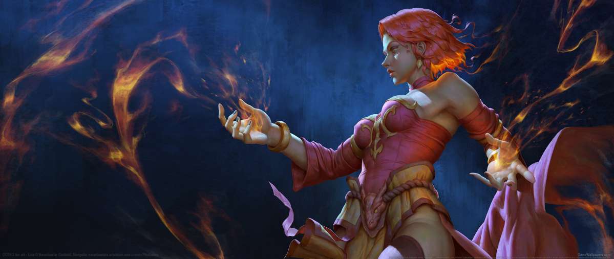 Dota 2 fan art ultrawide fond d'cran 02