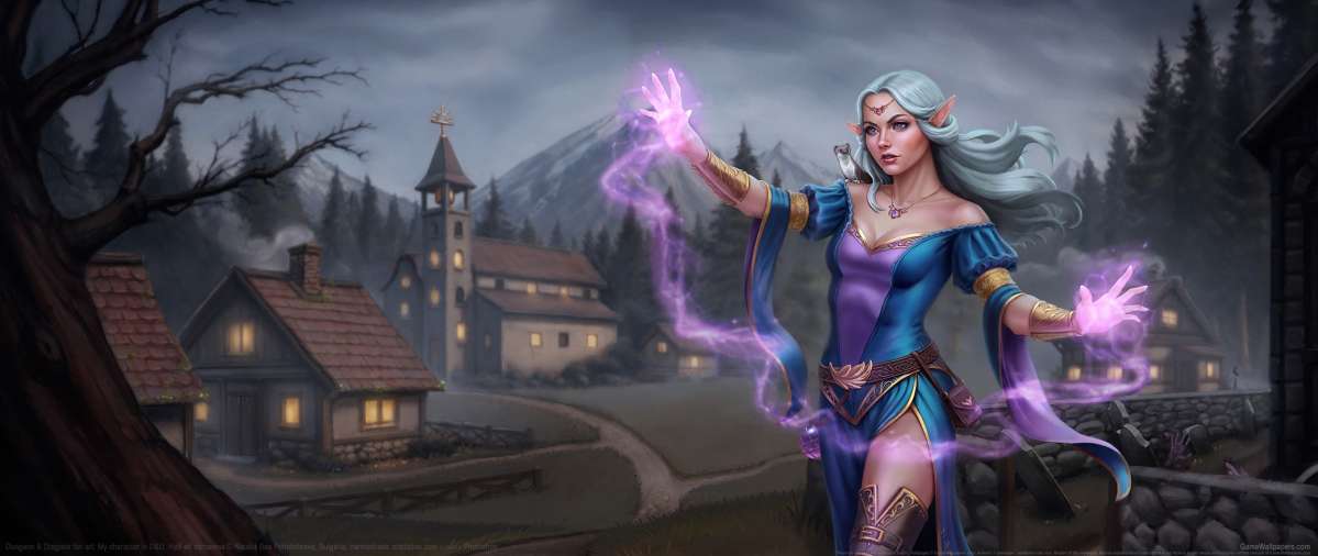 Dungeons & Dragons fan art ultrawide fond d'�cran 01