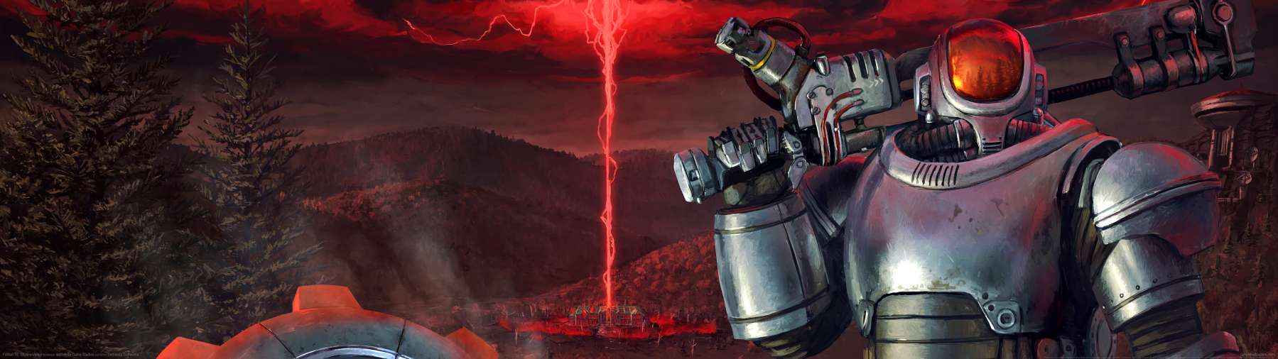 Fallout 76: Skyline Valley superwide fond d'cran 01
