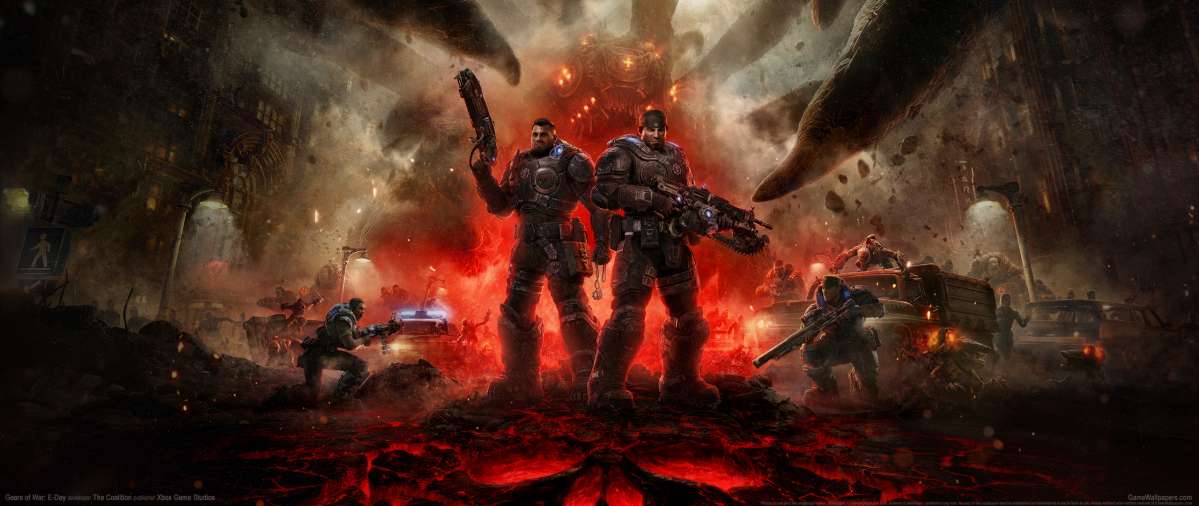 Gears of War: E-Day ultrawide fond d'�cran 01