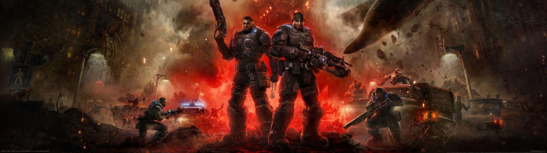 Gears of War: E-Day superwide fond d'�cran 01