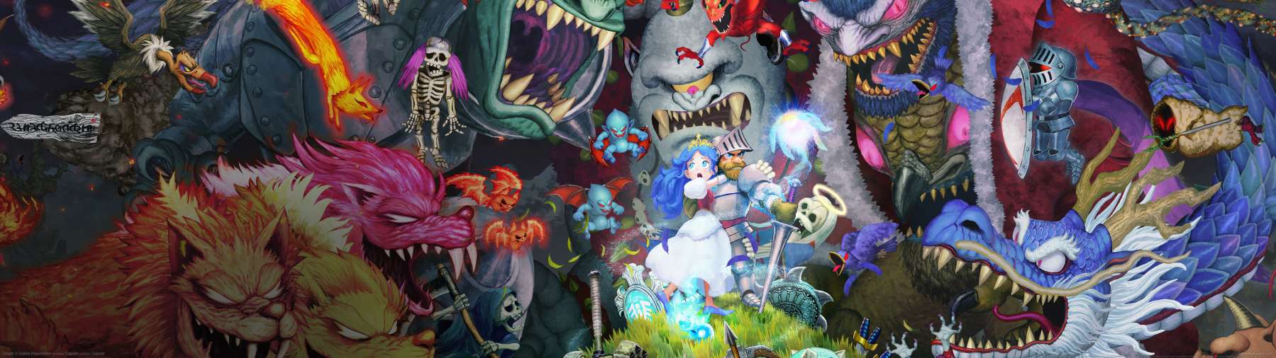 Ghosts 'n Goblins Resurrection superwide fond d'cran 01