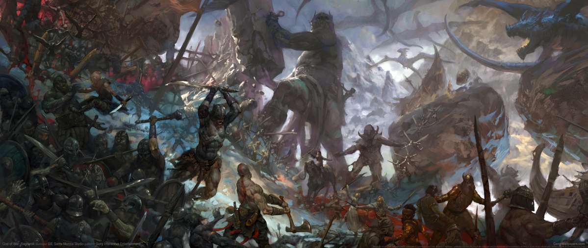 God of War: Ragnarok ultrawide fond d'cran 07