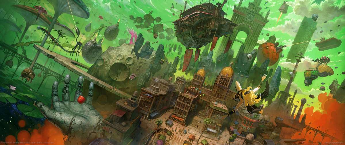 Gravity Rush Remastered ultrawide fond d'cran 03