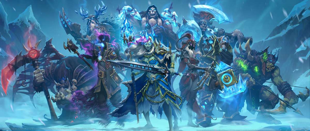 Hearthstone: Heroes of Warcraft - Knights of the Frozen Throne ultrawide fond d'cran 02