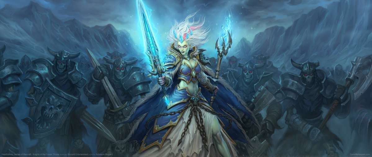 Hearthstone: Heroes of Warcraft - Knights of the Frozen Throne ultrawide fond d'cran 03