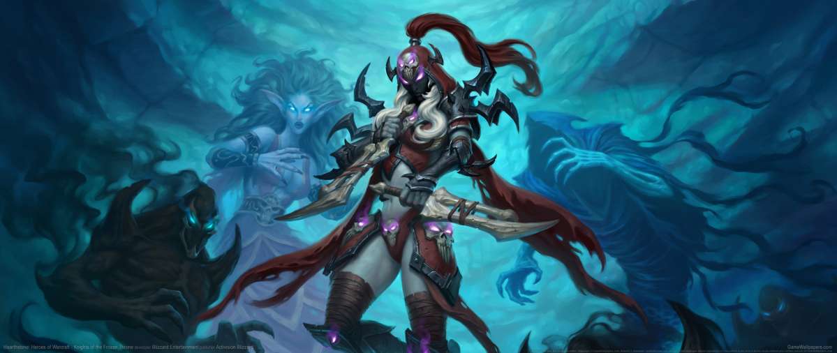 Hearthstone: Heroes of Warcraft - Knights of the Frozen Throne ultrawide fond d'cran 05