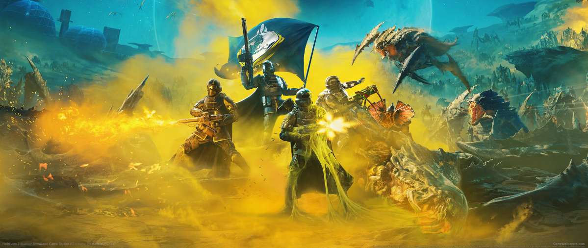 Helldivers 2 ultrawide fond d'cran 01