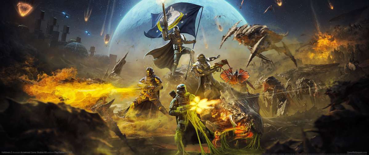 Helldivers 2 ultrawide fond d'cran 02